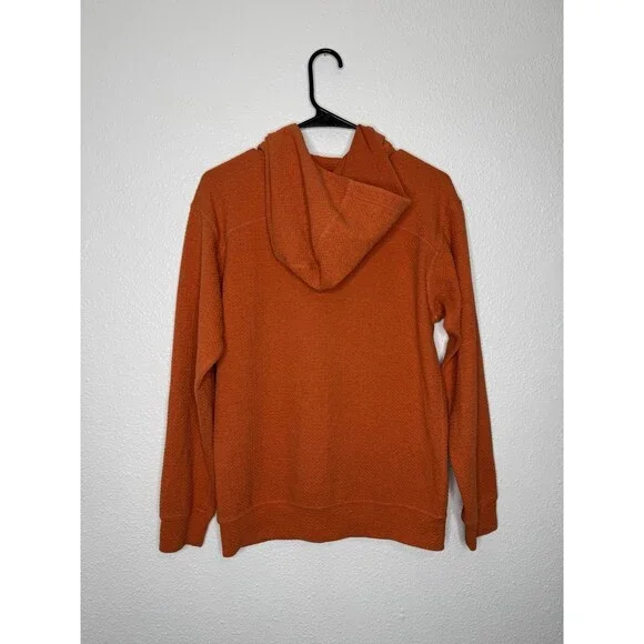 Lululemon All Yours Hoodie Sweater Womens 4 Orange Bubble Dot Pullover Stretch - Picture 2 of 16